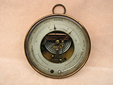 Pertuis Hult & Naudet Holosteric barometer with twin thermometers circa 1870.